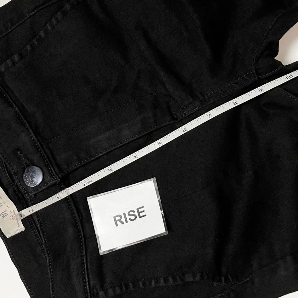 Free People We the Free Split Flare‎ Jeans 24 00 black high rise front slit